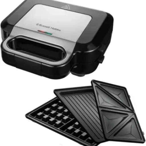 Test Russell Hobbs 26810-56 : un petit 3-en-1 pratique pour croques, gaufres et paninis
