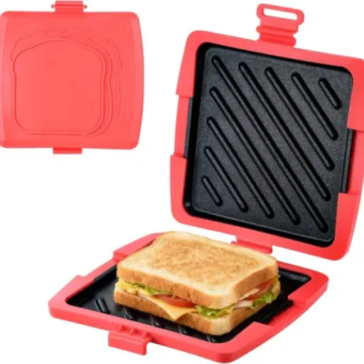 Test Hahorpa Appareil à Croque-Monsieur Micro-ondes : bonne idée, résultat assez aléatoire