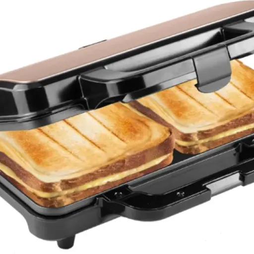 Test Bestron XL croque-monsieur cuivre : le grille-sandwich pour gros pains de mie qui fait le job