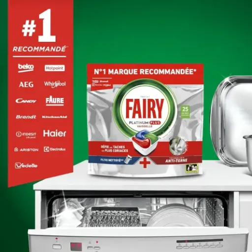Test Fairy Platinum Plus Citron : les tablettes qui nettoient vraiment, mais pas données