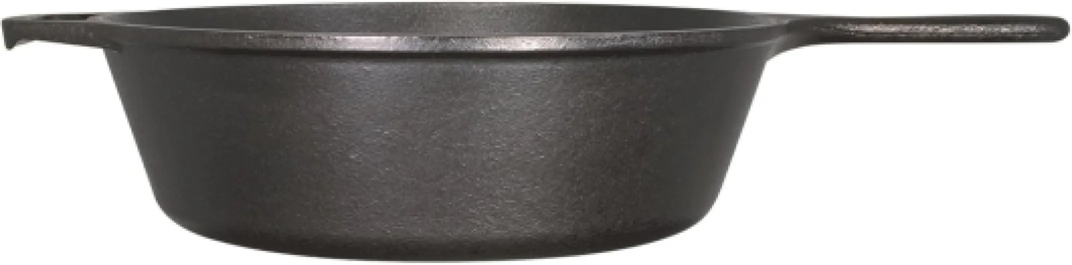 Lodge 30,48 cm/12 cm/L 4.73 pré-enduite rond en fonte pour poêle/Sauteuse 5 Quart Poêle profonde en fer