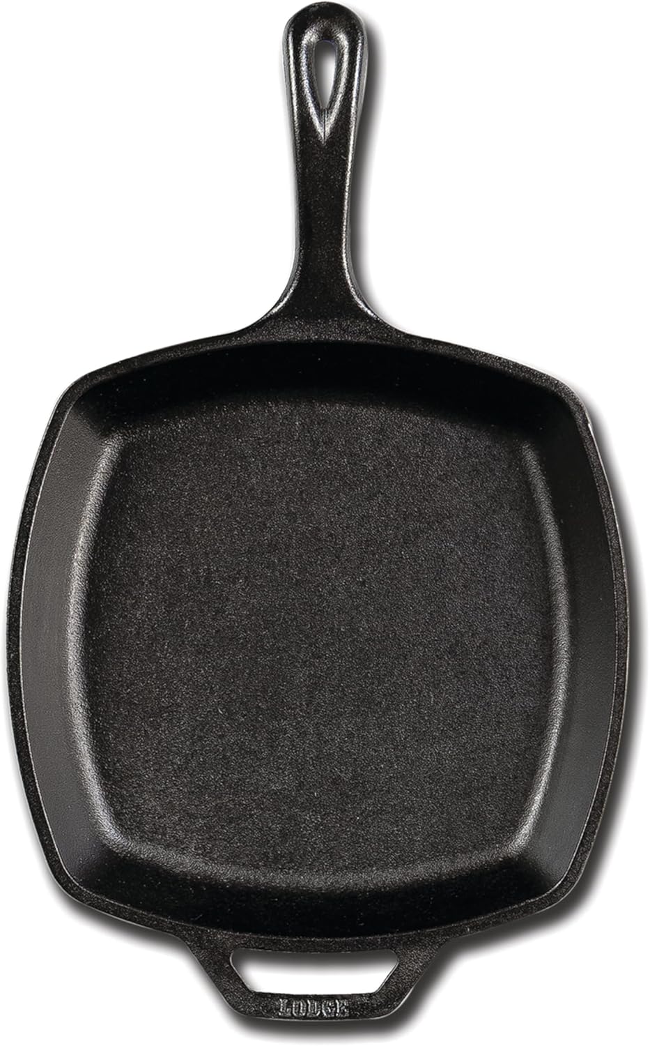 Lodge L8SQ3 Poêle en Fonte carrée Poêle à Frire/Poêle à Frire 26.67 cm/26,7 cm Noir