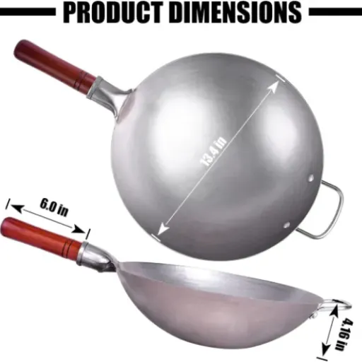 Test Teewe Wok acier carbone 34 cm : un vrai wok tradi pas cher, mais qui demande un peu de boulot