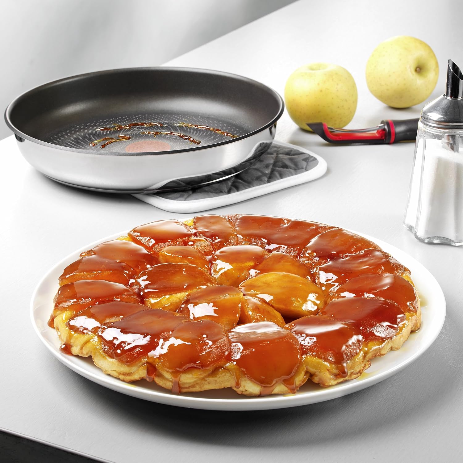 Jeu de casseroles Ingenio, Acier Inoxydable, Acier Inoxydable, 39 x 39 x 28 cm Acier Inoxydable 39 x 39 x 28 cm