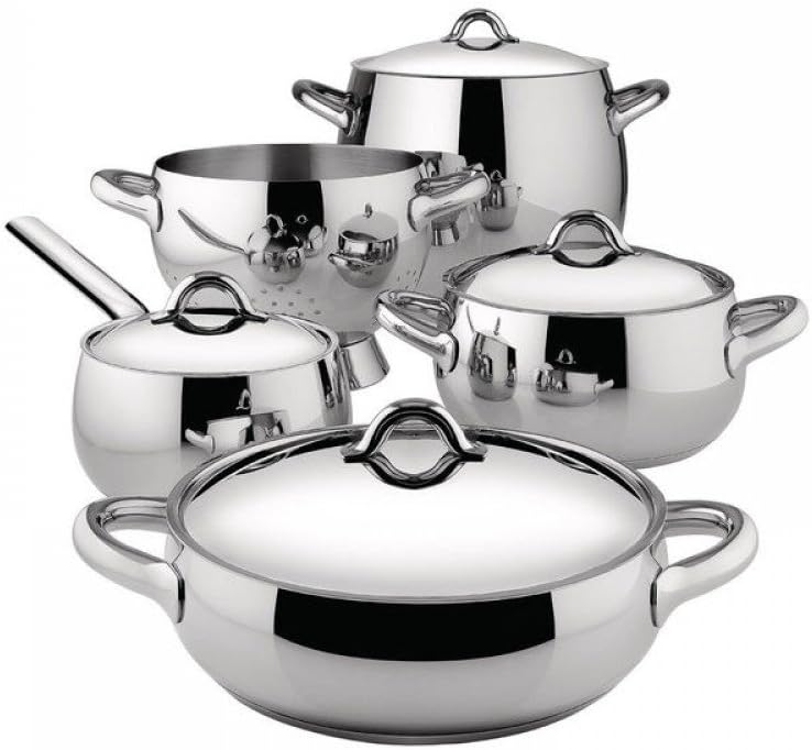 SG100S7 Mami Set de Casseroles Acier Inoxydable 38 x 46 x 40 cm