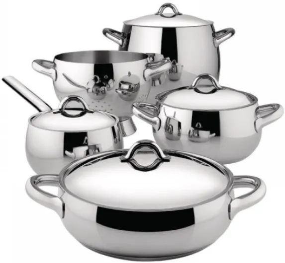 SG100S7 Mami Set de Casseroles Acier Inoxydable 38 x 46 x 40 cm