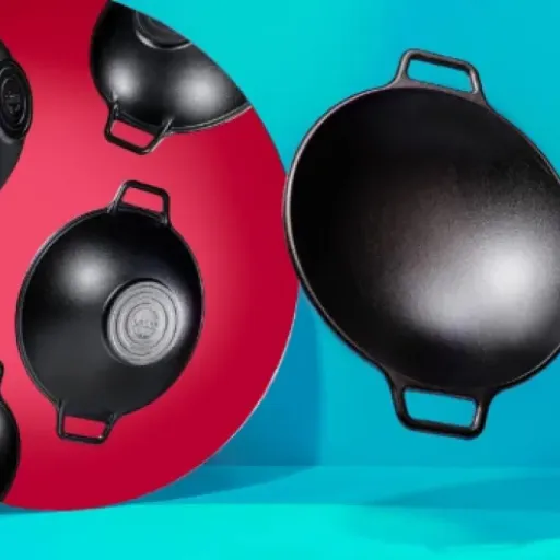 Test Lodge Pro-Logic Wok 35 cm : le gros wok en fonte qui ne rigole pas