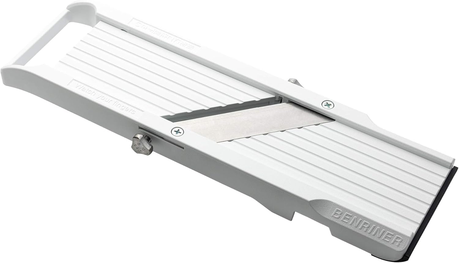 Benriner BN-64W-1 Mandoline, Blanc Horizontal Blanc