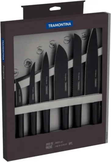 Couteaux de cuisine Nygma 6pcs - Inox et plastique - 6 Pcs.