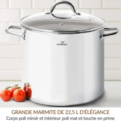 Test marmite HOMICHEF 22,5 L : la grosse marmite pour cuisiner pour tout le quartier