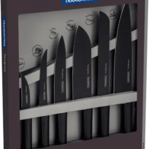 Test Tramontina Couteaux de cuisine Nygma 6pcs : un kit noir qui coupe bien mais pas parfait