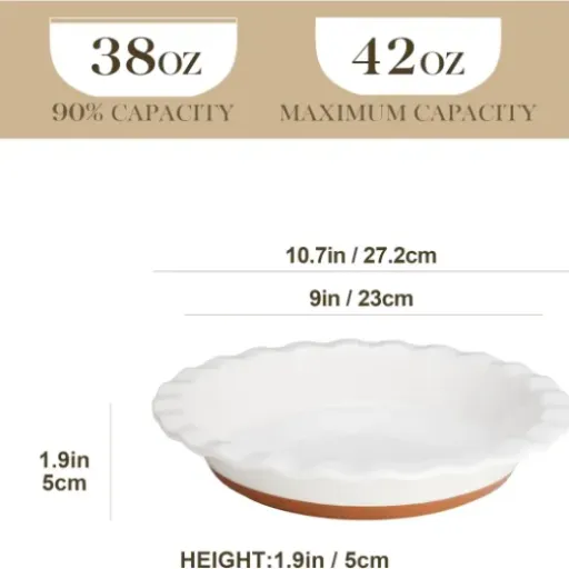 Test MALACASA TARA 23 cm : le moule à tarte en grès qui fait le job sans chichi