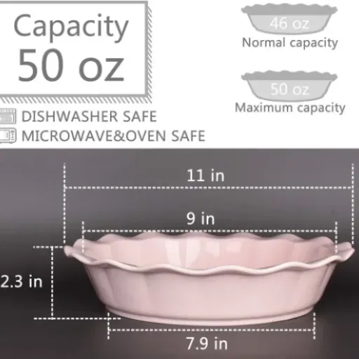 Test Bosmarlin Moule à tarte 22,9 cm : joli plat rose qui fait le job au four