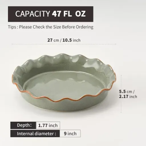 Test SIDUCAL Moule à tarte 26,7 cm : le plat en céramique qui fait le job sans chichi