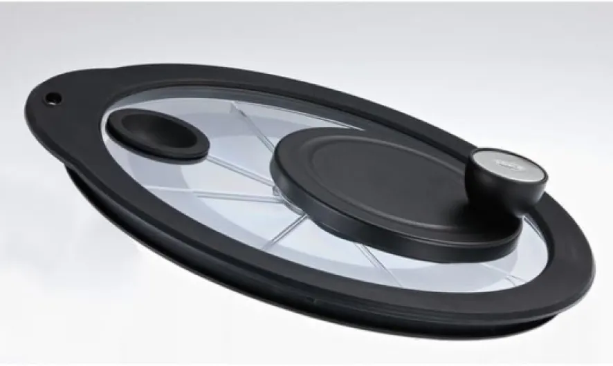 Essoreuse à Salade de Haute Qualité avec Couvercle en Verre et Manivelle 4:1 - Acier inoxydable 18/10 - Brillantmat - Bol Lavable au Lave-Vaisselle de Diamètre 24 cm Unique