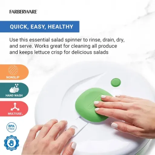 Test Farberware 5264312 : la grosse essoreuse à salade qui fait le job sans chichi
