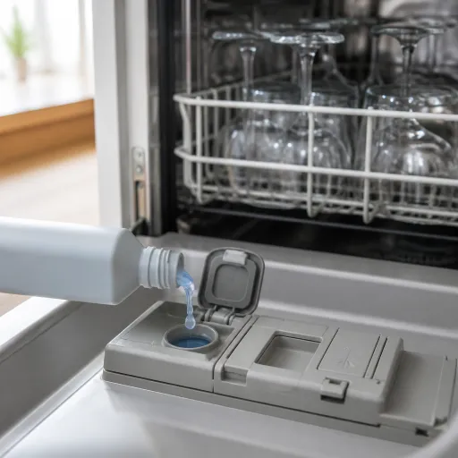 Où mettre le liquide de rinçage dans un lave vaisselle pour une vaisselle sans traces